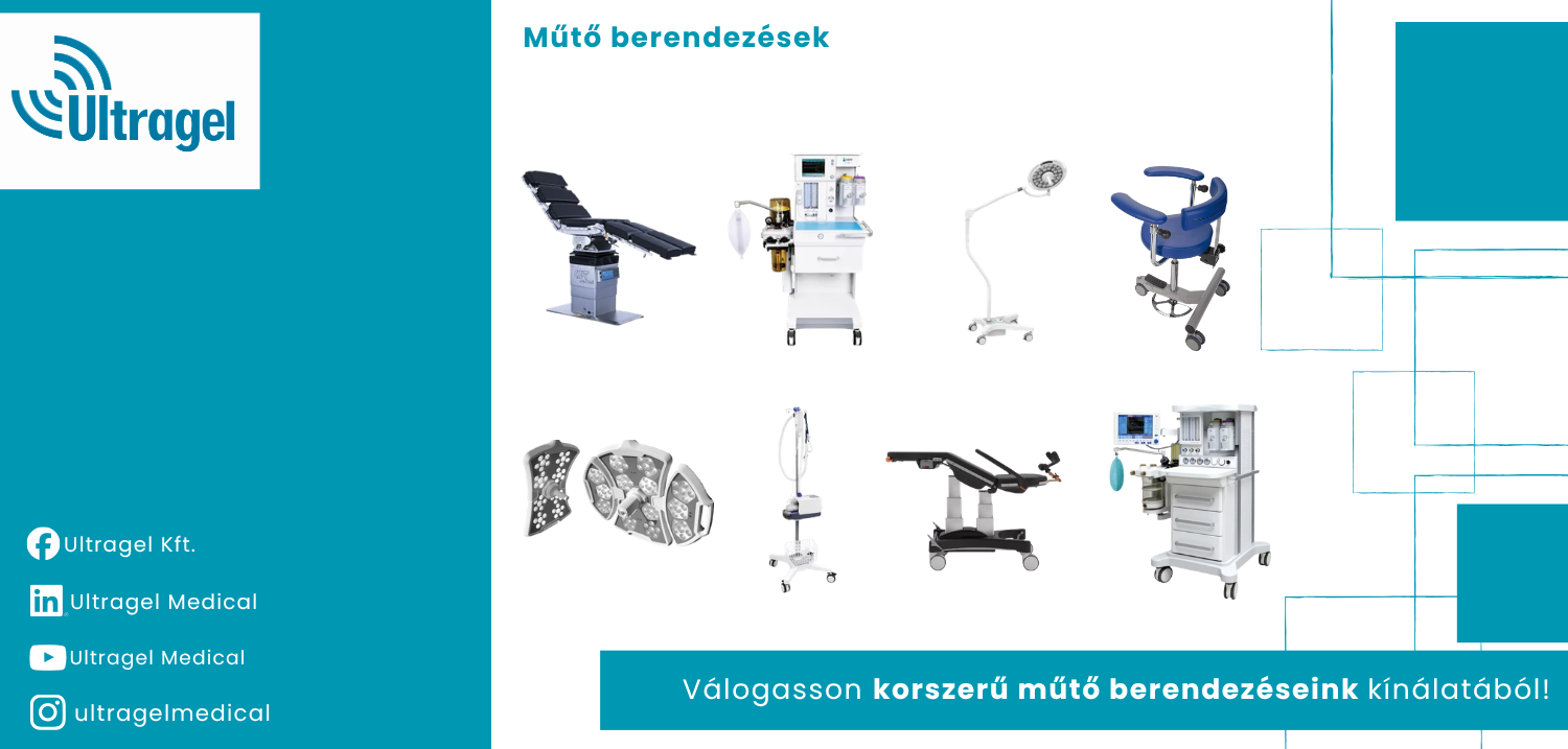 Ultragél orvostechnikai készülékek