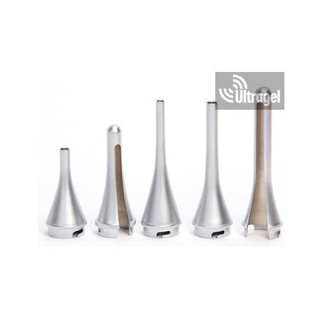 Stainless steel ear cone set (5pcs) for Kawe/Heine/Riester/Parker otoscopes