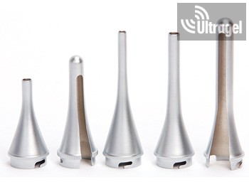 Stainless steel ear cone set (5pcs) for Kawe/Heine/Riester/Parker otoscopes