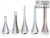 Stainless steel ear cone set (5pcs) for Kawe/Heine/Riester/Parker otoscopes
