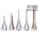 Stainless steel ear cone set (5pcs) for Kawe/Heine/Riester/Parker otoscopes