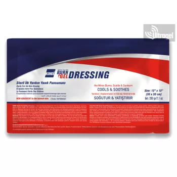 BURN GEL Égési kötszer- 30 x 30 cm (18db)