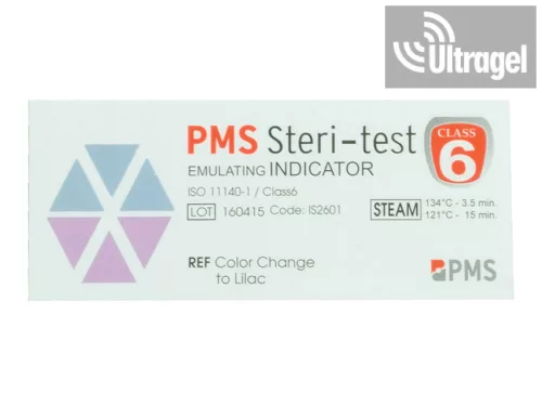 Indicator test TYPE 6 - for steam sterilisation (250 sheets)