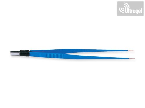 Bipoláris csipesz egyenes, 18cm - Többszörhasználatos - 0.3mm hegy
