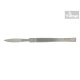 Scalpel - stainless steel straight scalpel with handle, 13cm and 17.5cm length
