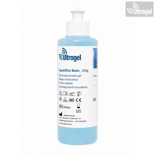 Ultrahang gél - AquaUltra BASIC 260gr / PUSH-PULL kupakkal