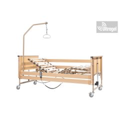   Ápolási ágy és betegágy 3 motoros, állítható magasságú 38-81cm, kapaszkodóval - 180kg 