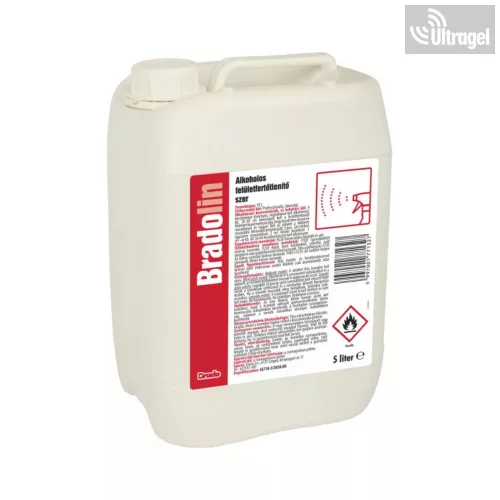 BradoLin 5000ml aldehidmentes ALKOHOLOS felületfertőtlenítő 
