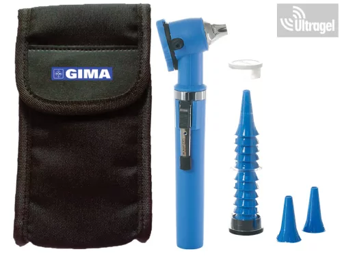 Otoszkóp Gimalux F.O. 2.5V (fekete/kék/zöld)