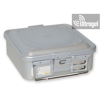   Sterilization box with 1 valve, grey (285x280x100 /135/150/200/260mm)