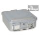 Sterilization box with 1 valve, grey (285x280x100 /135/150/200/260mm)