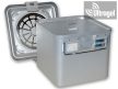 Sterilization box with 1 valve, grey (285x280x100 /135/150/200/260mm)