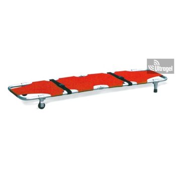 Stretcher bed folds 2 ways