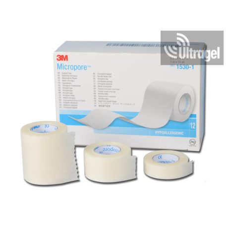 3M™ Micropore™ papír alapú ragtapasz 2,5 x 9,1 m - 1530-1