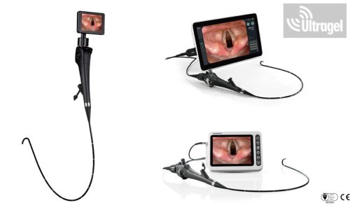 Vision EF flexible Laringo Fiberoscope - Rhino laryngoscope with 10" HD monitor
