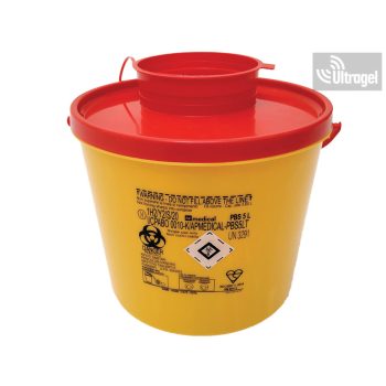   5L Tűledobó / Tűmegsemmisítő / Veszélyeshulladék gyűjtő tartály - PBS 