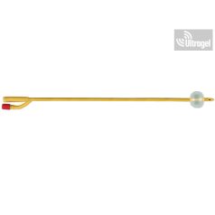   Tiemann Ballon katéter szilikon, 12-2CH, zöld latex 2 járatú steril 10db/csomag