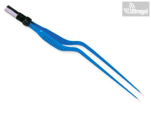 Bipoláris csipesz bayonett hajlított, 24cm - Többszörhasználatos