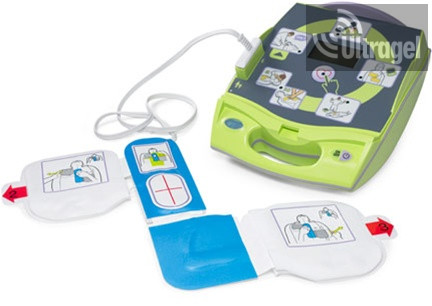 AED félautomata defibrillátor ZOLL AED - kijelzővel, magyar nyelvű hangüzenetekkel