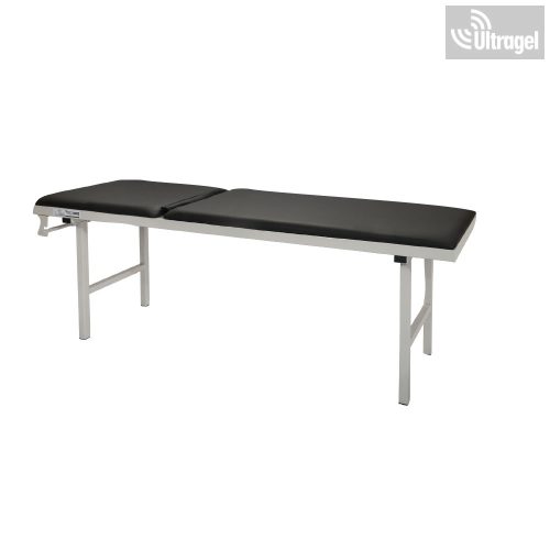 Belgyógyászati vizsgálóágy, papírlepedő tartóval, lapraszerelt (200kg teherb.)