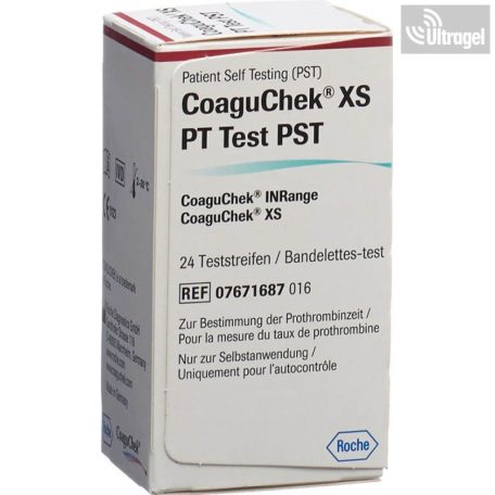 CoaguChek XS PT PST véralvadás tesztcsík - 24db