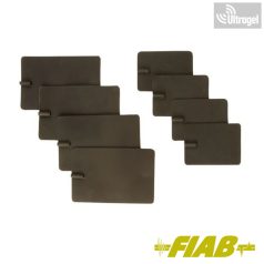   Fizikoterápiás szilikon elektróda 50x100mm - 4mm-es hüvely  csatlakozóval