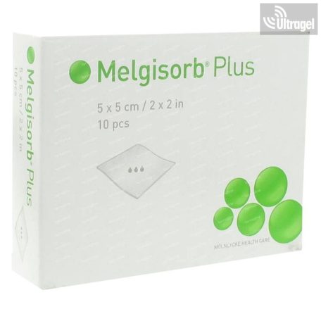 Mölnlycke Melgisorb® Plus 5 x 5cm - alginát kötszer (10db)