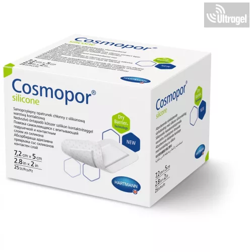 Cosmopor® Silicone - 15x8cm 25db steril szigetkötszer Hartmann 