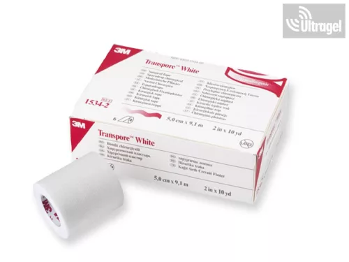 3M TRANSPORE™ ragtapasz -  5cm x 9.14m -  1534-2