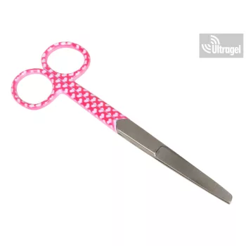 Sebészeti olló szívecskés, tompa / hegyes - 14cm