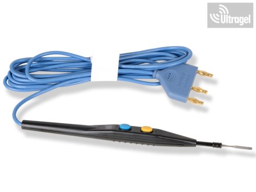 Kétkapcsolós STERILIZÁLHATÓ 30x VALLEYLAB/GIMA 3m kés elektródával STAR nagyfrekvenciás kézidarab, elektróda nyél,