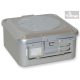 Sterilisation box with 1 valve, grey (285x280 / 135mm) - Barrier