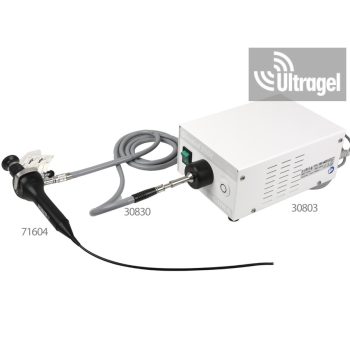 Flexibilis fiberoszkóp + LED fényforrás