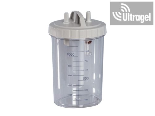 Váladékszívó tartály tetővel 1l - 2l - 4l - 5l - sterilizálható 121°C 