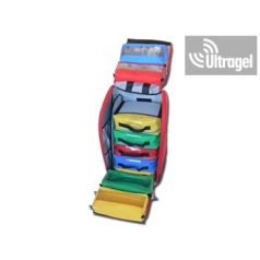 Sürgősségi hátizsák - piros - 40x30x57 cm