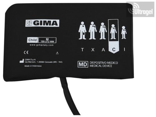 Vérnyomásmérő mandzsetta GYERMEK, 1 csöves, 34x10cm, latex mentes 