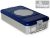 Sterilization box with 2 valves, blue, perforated (465x280x100 /135/150/200mm) - Barrier