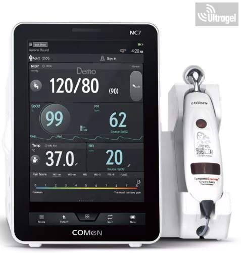 Betegllenőrző monitor Vital Signs Comen NC7 / 10"