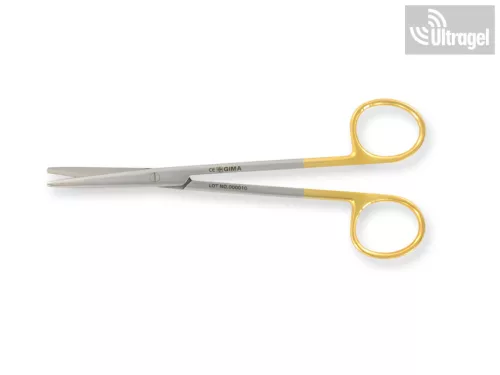 Gold - Metzenbaum olló 14; 18; 20cm - egyenes / hajlított Tungsten Karbid
