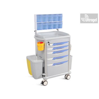 Aneszteziológiai és kötöző kocsi - NEO 900x520mm