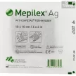 Mölnlycke Mepilex Ag® 6 x 8.5cm - ezüst habkötszer akut és krónikus sebkezeléshez (5db)