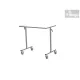 Villard - Rozsdamentes "Bridge" asztal 160*60cm
