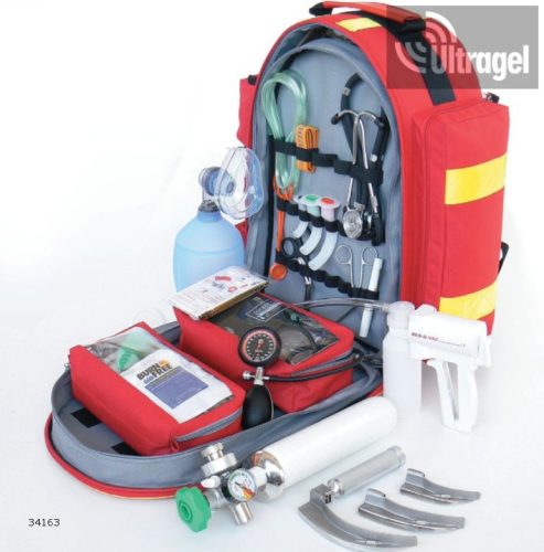 Felszerelt SÜRGŐSSÉGI táska HÁTIZSÁK OXI "GIMA 8" - 40x25x47 cm