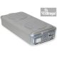 Sterilization box with 2 valves, grey (580x280x100/135/150/200mm) - Barrier