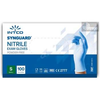   INTCO Synguard  NITRIL - púdermentes VIZSGÁLÓKESZTYŰ; S,M,L,XL