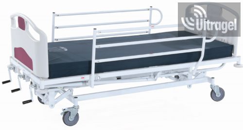 Kórházi ágy, manuális, 3 részes (háttámla, lábrész, magasság) ME30