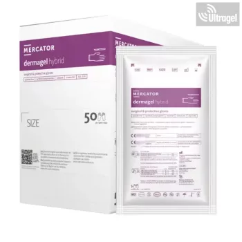   Mercator dermagel® hybrid / PÚDERMENTES, LATEXMENTES steril kesztyű