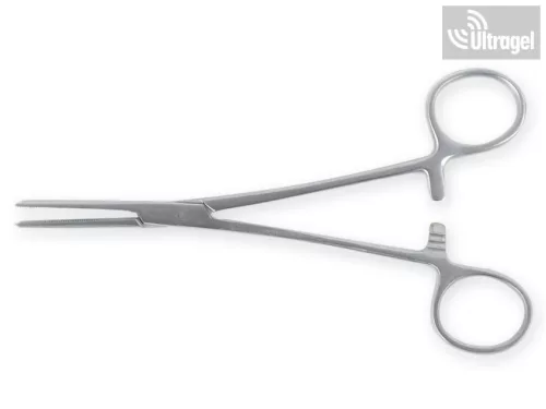 Vascular clam Kelly straight, 14 or 16cm