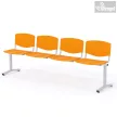 Várótermi pad T4 - 4 üléses, választható színekben