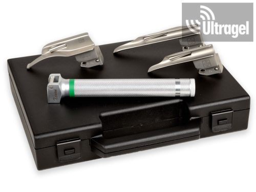 Laringoscope kit child, 3 blades fibre optic F.O. xenon/halogen 2.5V